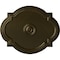 Ekena Millwork Waltz Ceiling Medallion (Fits Canopies up to 4 1/2"), 21 1/4"W x 17 3/8"H x 1"P, Green Gold CM21WAGGS - alternate 1
